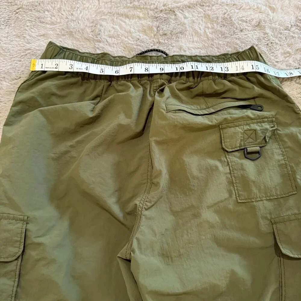 LCKR Olive Green Cargo Jogger Women’s Pants‎ Size L Outdoor Pockets